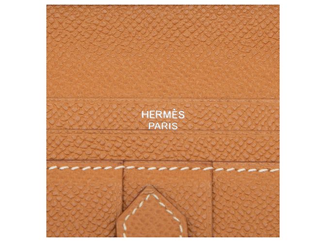 Hermès Brown Epsom Bearn Wallet - view 5