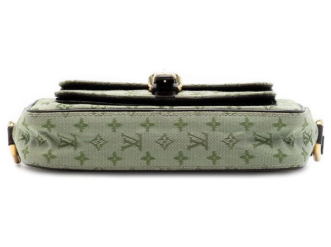 Louis Vuitton Green Monogram Mini Lin Juliette MM Verde Verde oliva - vista 3