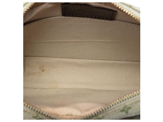 Louis Vuitton Green Monogram Mini Lin Juliette MM Verde Verde oliva - vista 4