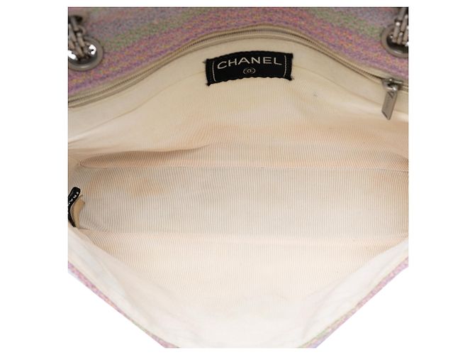 Chanel Rosa Tweed Trapuntato Reissue 2.55 Single Flap 225 - vista 4
