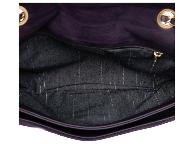 Chanel Purple Quilted Suede Union Jack Reissue 2.55 Double Flap 227 Porpora - vista 4