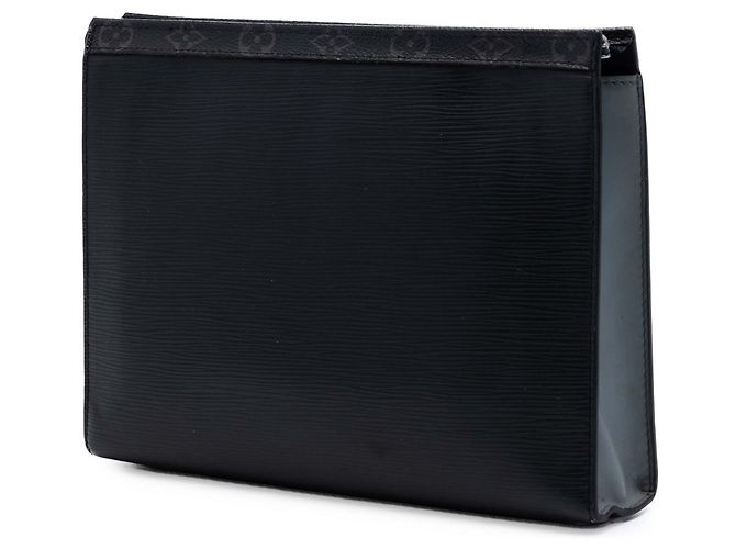 Louis Vuitton Pochette Voyage MM in Epi Monogram Eclipse nero - vista 2