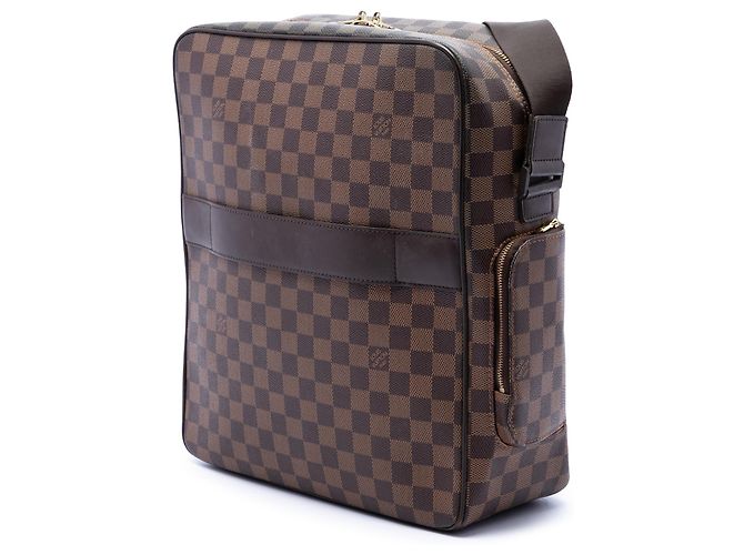 Louis Vuitton Marrone Damier Ebene Olav GM - vista 2