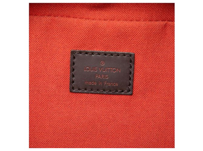 Louis Vuitton Marrone Damier Ebene Olav GM - vista 5