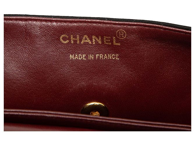 Chanel Black CC Quilted Jersey and Lambskin Trimmed Single Flap - view 5