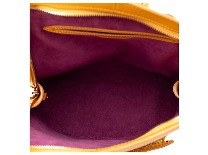 Louis Vuitton Yellow Epi Gobelins Giallo - vista 4