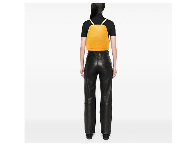 Louis Vuitton Yellow Epi Gobelins Giallo - vista 7