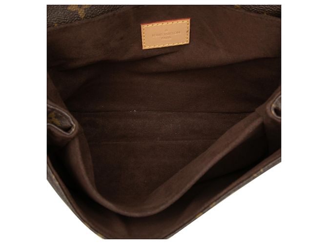 Louis Vuitton Pochette Metis Monogram Marrone - vista 4