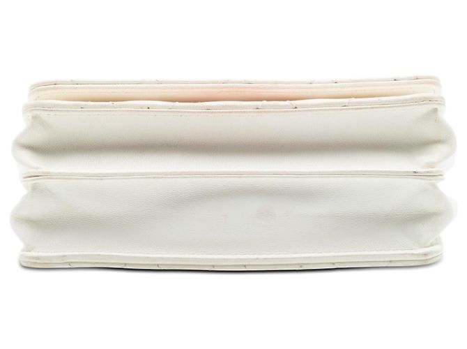 Wallet On Chain Portafoglio con catena Chanel White Quilted Lambskin Romance Bianco - vista 3