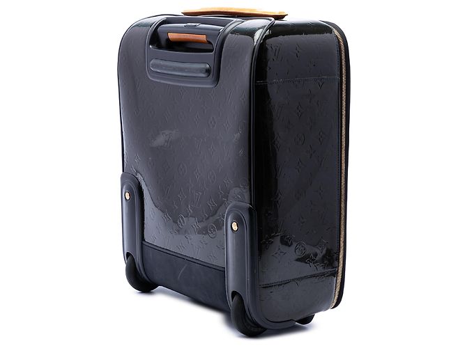 Louis Vuitton Black Monogram Vernis Pegase 45 Nero - vista 2