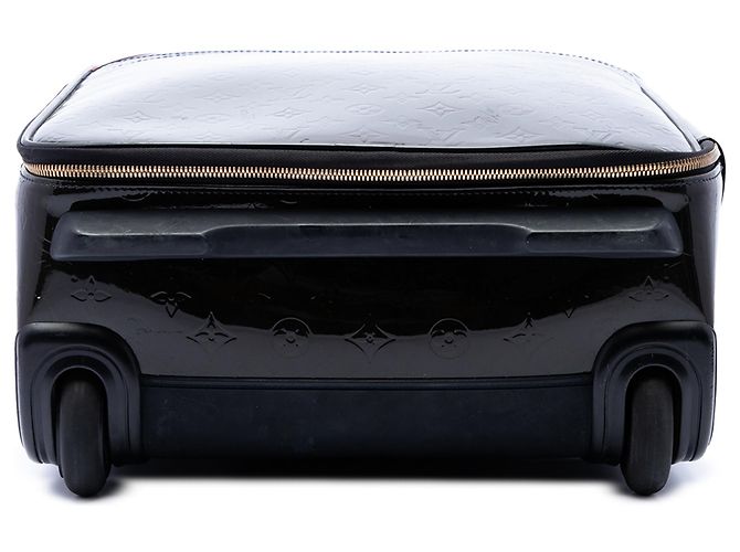 Louis Vuitton Black Monogram Vernis Pegase 45 Nero - vista 3