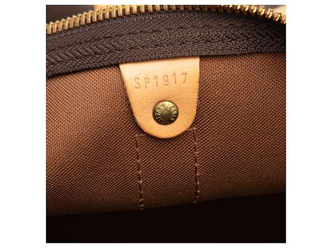 Louis Vuitton Marrone Monogram Keepall 55 - vista 6