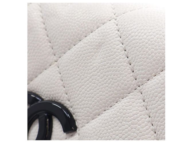 Chanel White Small Quilted Caviar My Everything Flap Weiß - Ansicht 13