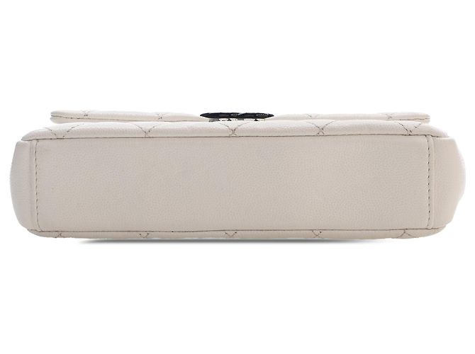 Chanel White Small Quilted Caviar My Everything Flap Weiß - Ansicht 3