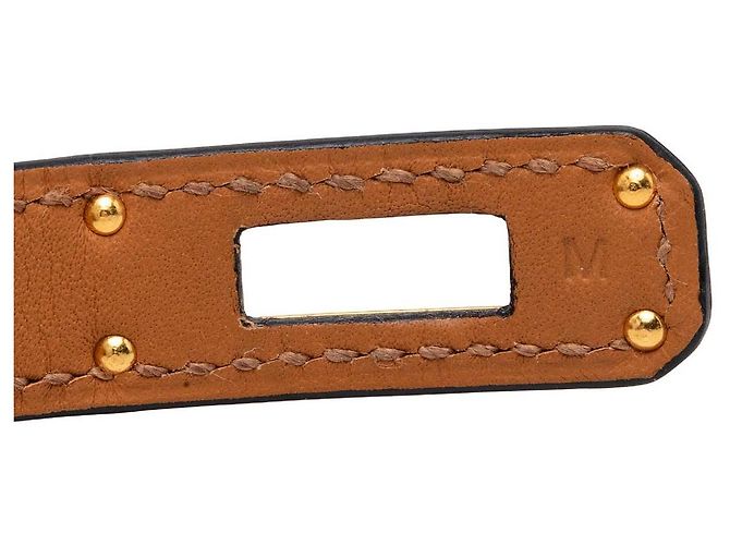 Bracciale Kelly Double Tour in pelle Swift nero Hermès - vista 7