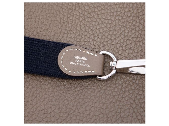 Hermès Marrón Clemence Evelyne 16 Amazone Castaño Gris pardo - vista 5