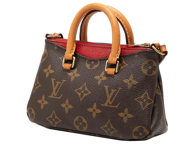 Louis Vuitton Marrone Monogram Nano Pallas - vista 2