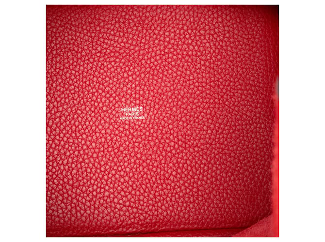 Hermès Red Clemence Picotin Lock 22 Rosso - vista 4
