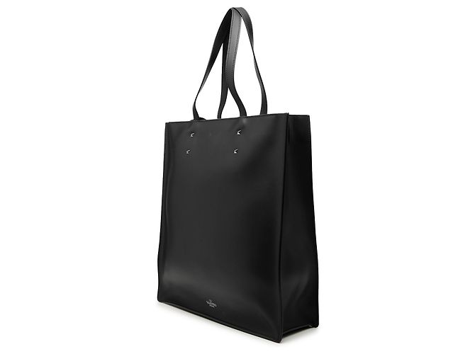 Tote Rockstud VLTN in pelle di vitello nera Valentino Nero - vista 2
