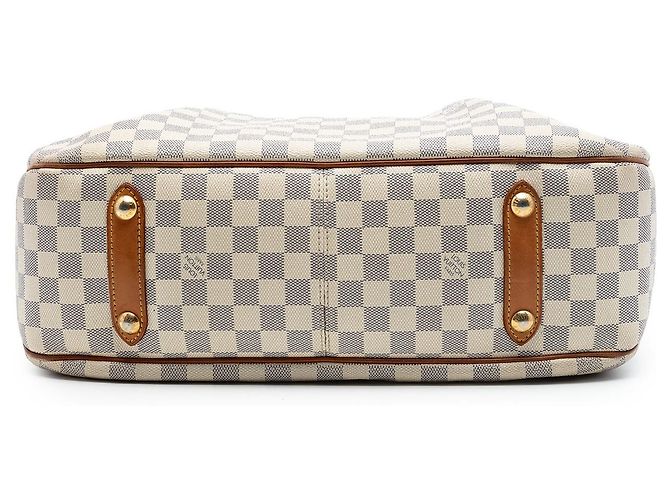 Louis Vuitton White Damier Azur Siracusa GM - view 3