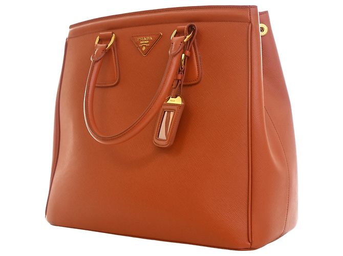Tote Prada Orange Saffiano Lux Parabole Arancione - vista 3