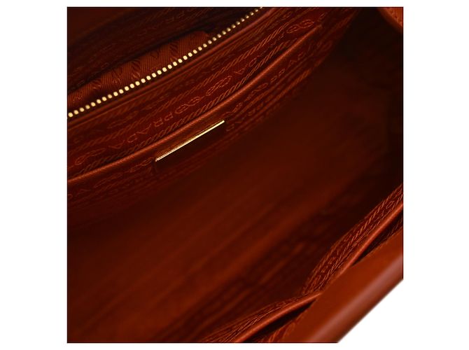 Tote Prada Orange Saffiano Lux Parabole Arancione - vista 6