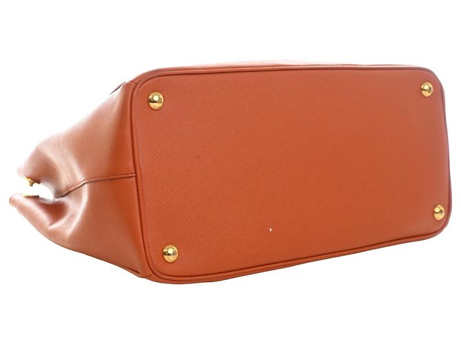 Tote Prada Orange Saffiano Lux Parabole Arancione - vista 8