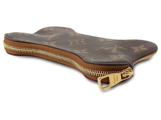 Tarjetero Louis Vuitton Brown Monogram Bone Castaño - vista 3