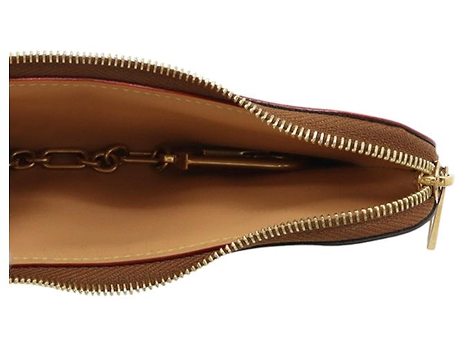 Tarjetero Louis Vuitton Brown Monogram Bone Castaño - vista 4