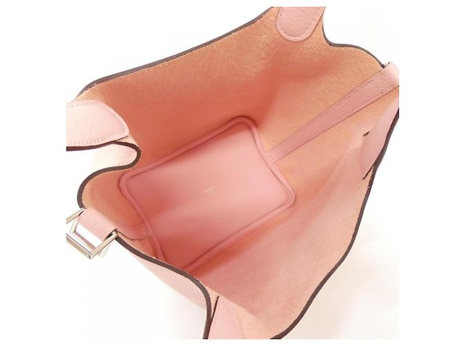 Hermès Hermes Picotin Lock PM Handtasche Pink - Ansicht 6