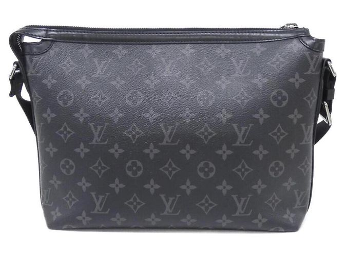 Borsa a tracolla Louis Vuitton Monogram Eclipse Odyssée Messenger PM Nero - vista 2