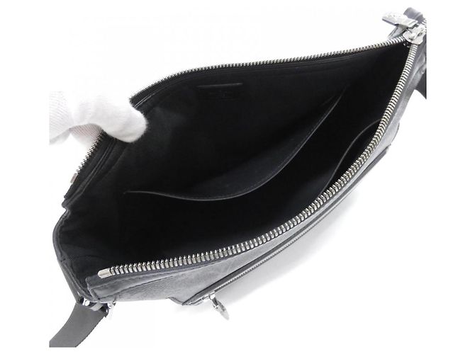 Borsa a tracolla Louis Vuitton Monogram Eclipse Odyssée Messenger PM Nero - vista 6