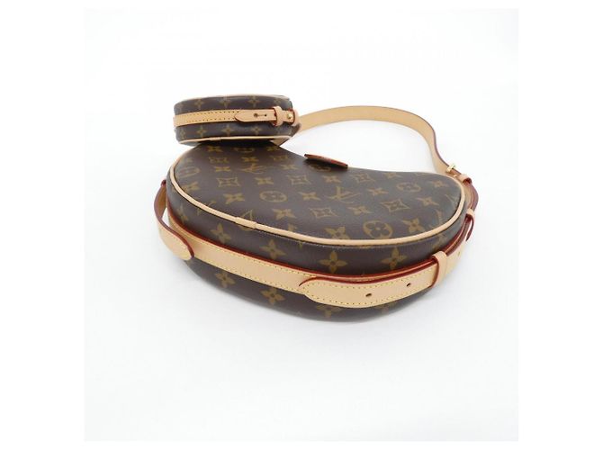 Borsa a Spalla Louis Vuitton Monogram Croissant M46828 Marrone - vista 3