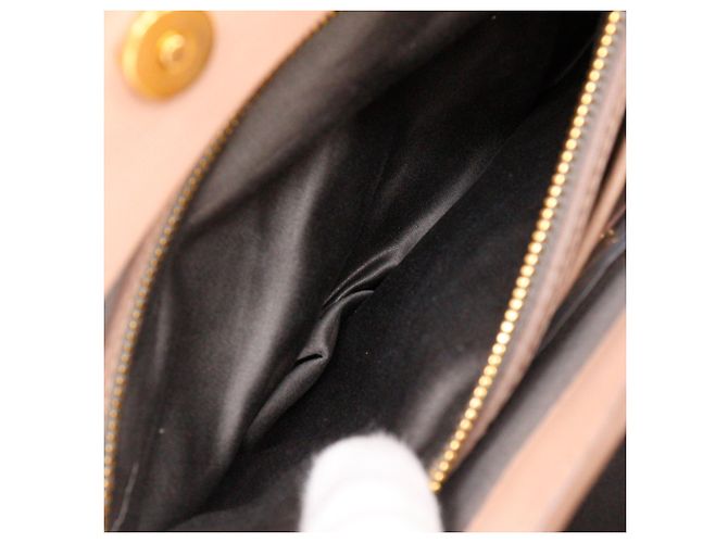 Borsa a mano in pelle borchiata Miu Miu Beige - vista 7