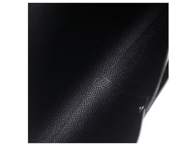 Hermès Clutch Calvi GM Hermes Nero Verde - vista 6