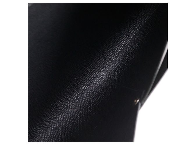 Hermès Clutch Calvi GM Hermes Nero Verde - vista 7
