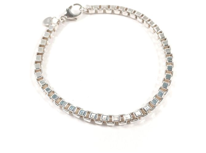 Tiffany & Co Bracciale Tiffany Venetian Link Argento - vista 2