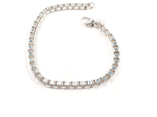 Tiffany & Co Bracciale Tiffany Venetian Link Argento - vista 3