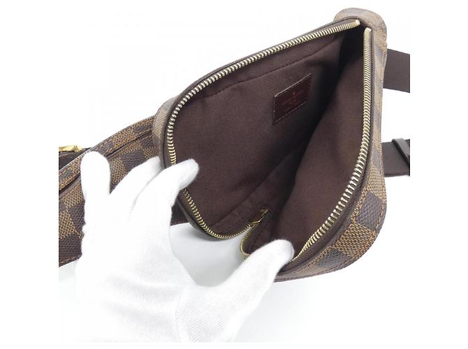 Bolso de hombro Louis Vuitton Damier Geronimos Damier ebene - vista 8