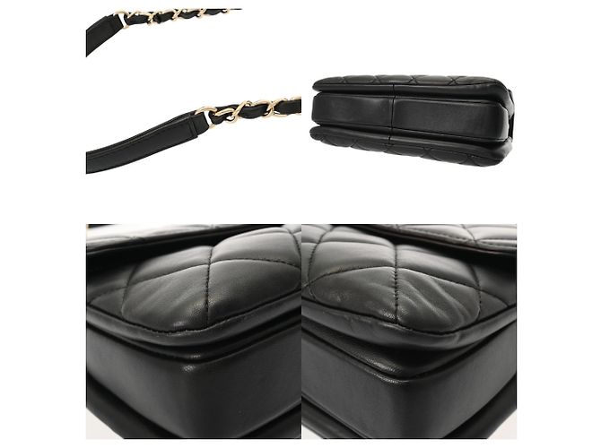 Borsa Chanel Matelassé Trendy CC Top Handle Flap Bag Nero - vista 7