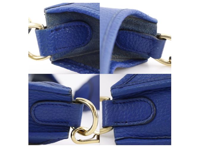 Hermès Borsa a Spalla Hermes Evelyne 1 GM Blu - vista 12