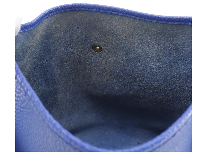 Hermès Borsa a Spalla Hermes Evelyne 1 GM Blu - vista 6