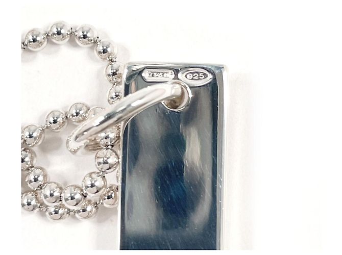 Collana Gucci Plate Double Ball Chain Argento - vista 5