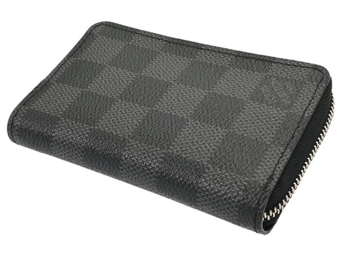 Portafoglio Zippy Damier Graphite Louis Vuitton Nero - vista 4