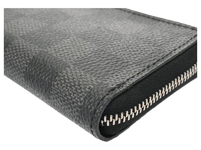 Portafoglio Zippy Damier Graphite Louis Vuitton Nero - vista 5