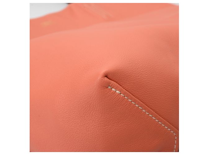 Hermès Borsa Tote HERMES Double Sens 45 Rosso Corallo - vista 9