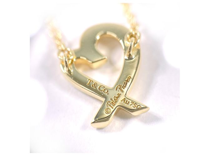 Tiffany & Co Collana Tiffany Loving Heart di Paloma Picasso D'oro - vista 4