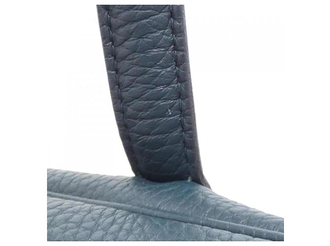 Hermès Hermes Victoria II Fourre-Tout 35cm Boston Bag Verde chiaro - vista 4