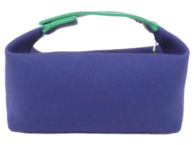 Hermès Pochette borsa Hermes Bride à Black PM Blu - vista 2