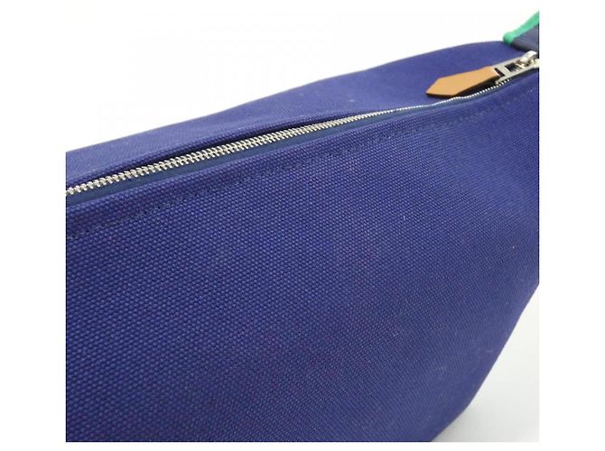 Hermès Pochette borsa Hermes Bride à Black PM Blu - vista 5